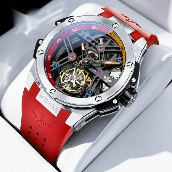 Flywheel Mechanical Mens Watch